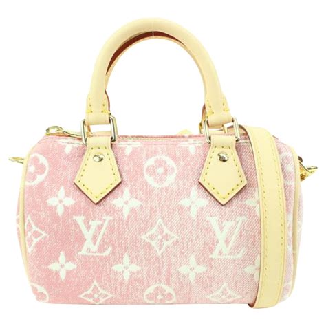 louis vuitton nano pink|Louis Vuitton nano speedy monogram.